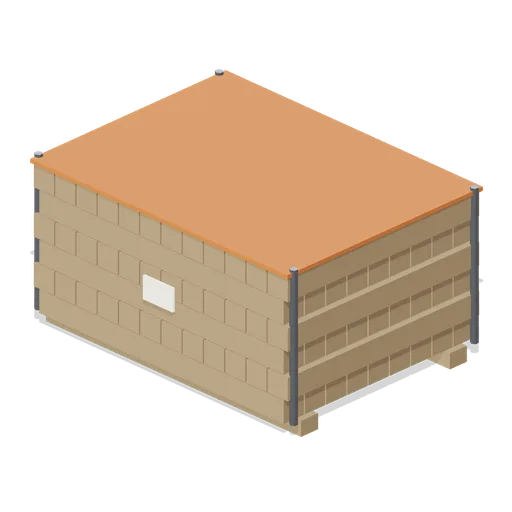 Mine timber stack (Underground Mine and Shaft Works)