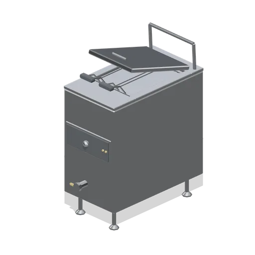 Twin-basket fryer (Restaurant Kitchen and Dining Room)