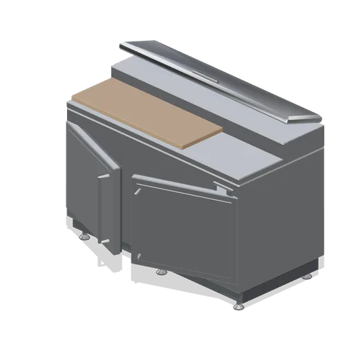 Refrigerated prep counter (Restaurant Kitchen and Dining Room)