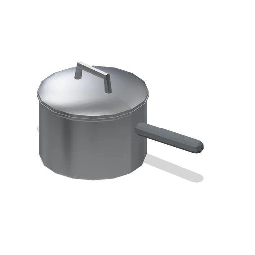 Saucepan with lid (Restaurant Kitchen and Dining Room)