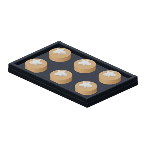 Cookie baking tray (Christmas Storybook)