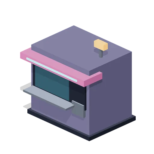Neon Dispatch: Courier dispatch kiosk