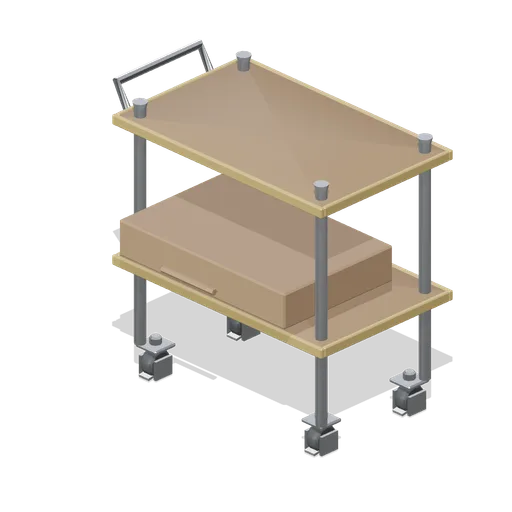 Waiter service trolley (Restaurant Kitchen and Dining Room)