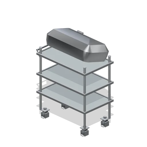 Dessert trolley with dome (Restaurant Kitchen and Dining Room)