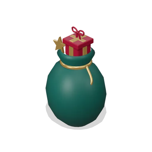 Overflowing gift sack (Christmas Storybook)