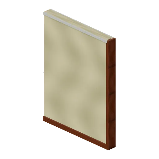 Wallpaper wall end (Liminal Spaces Kit)