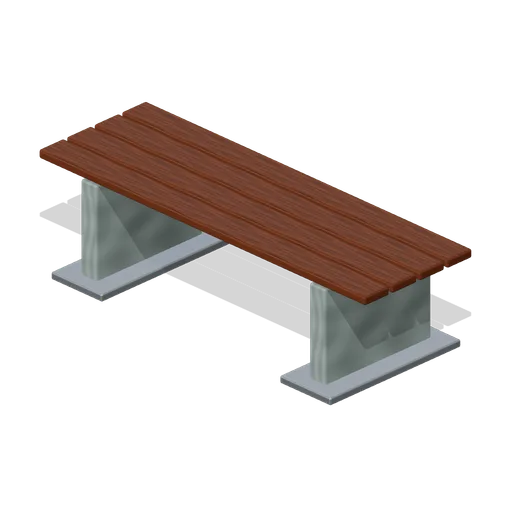 Changing bench (Liminal Spaces Kit)