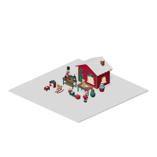 Santa’s toy workshop (Christmas Storybook)