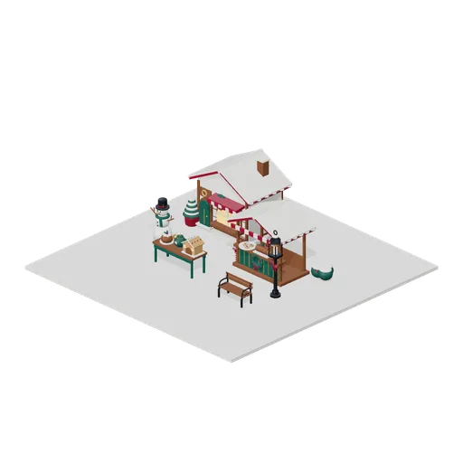 Christmas bakery market (Christmas Storybook)