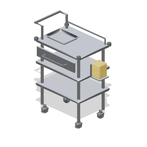 Treatment trolley (Primary Care Clinic and Veterinary Practice)