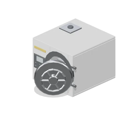 Benchtop autoclave, door open (Primary Care Clinic and Veterinary Practice)