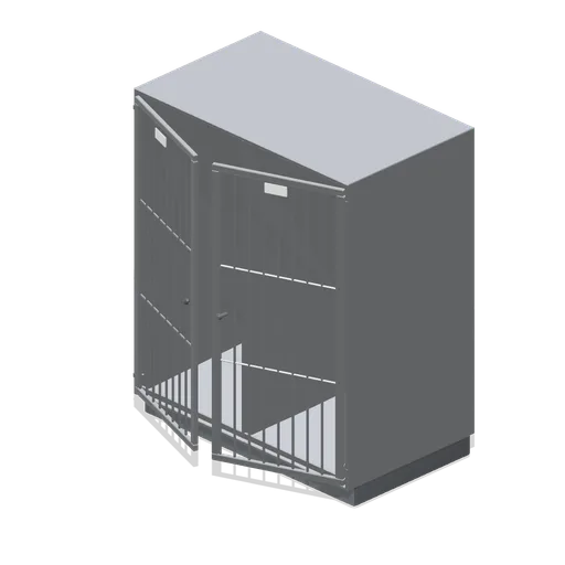 Kennel bank, large, two bay (Primary Care Clinic and Veterinary Practice)