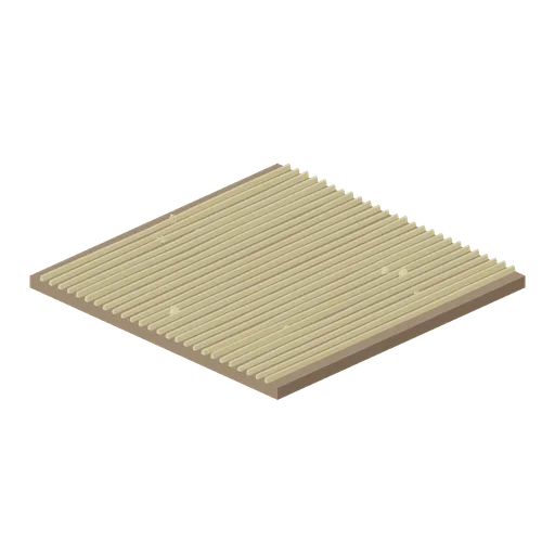 Field tile, cereal stubble (Arable Fields and Farm Machinery)