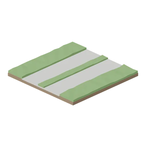 Farm track module, straight (Arable Fields and Farm Machinery)
