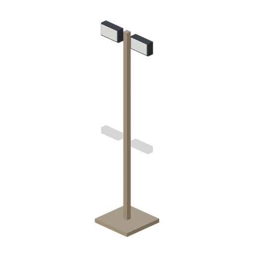 Speedway light pole cluster (Stock Car Oval Speedway)