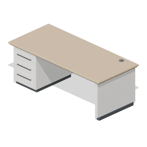 Executive desk with modesty panel (Downtown Office Interiors)