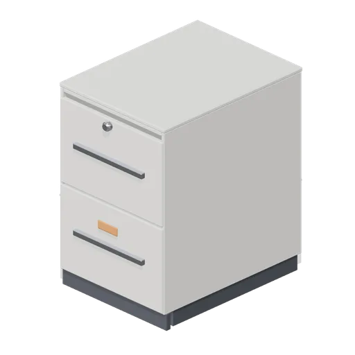 Filing cabinet, two drawer (Downtown Office Interiors)