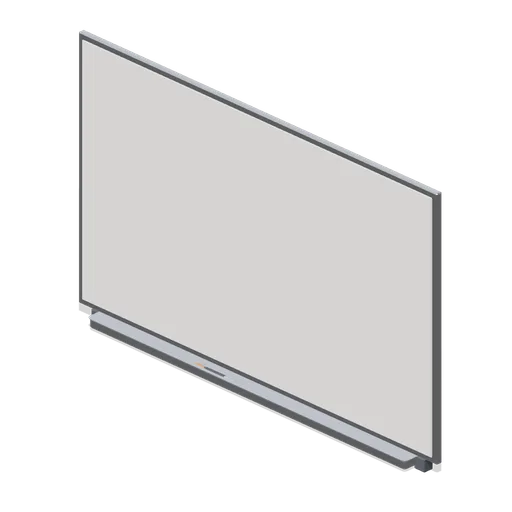 Wall-mounted whiteboard (Downtown Office Interiors)
