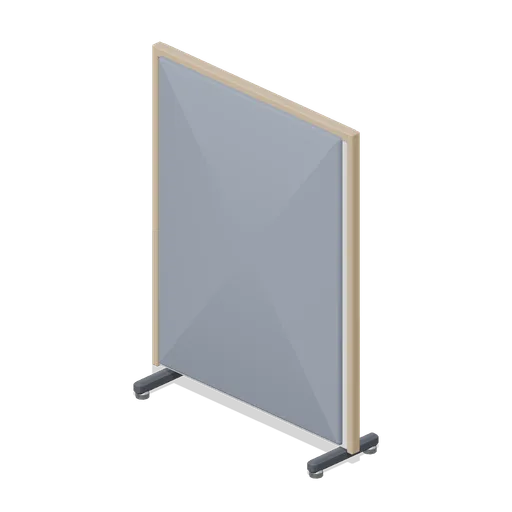 Floor-standing acoustic screen (Downtown Office Interiors)