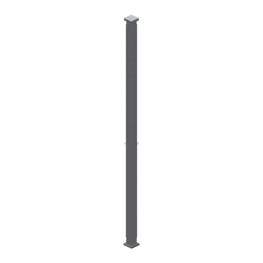 Partition corner post (Downtown Office Interiors)