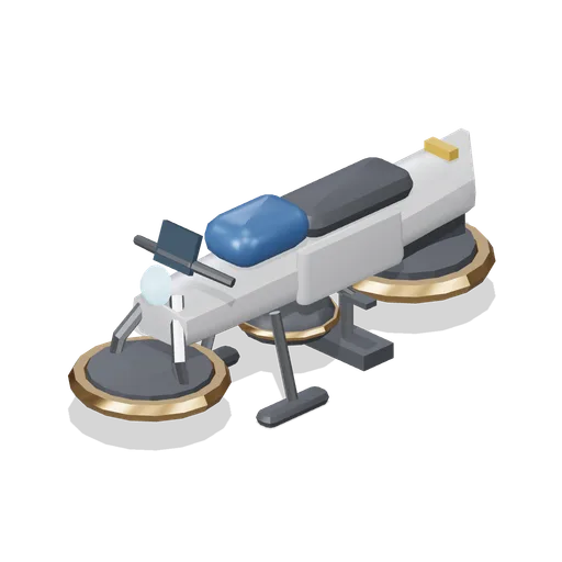 Single rider hover bike (Hover Transit and Antigrav Fleet)