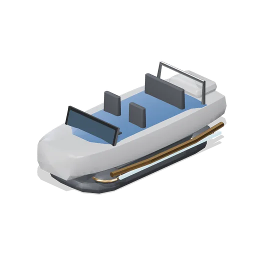 Open touring hover skiff (Hover Transit and Antigrav Fleet)