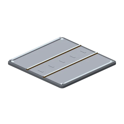 Repulsor road plate, straight (Hover Transit and Antigrav Fleet)