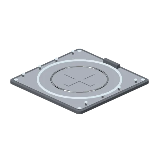Hover landing pad tile (Hover Transit and Antigrav Fleet)