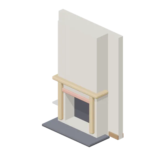 Wall Fireplace 2 m (Cozy Home Interiors)