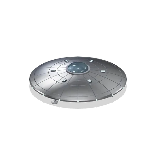 Classic saucer craft, landed (UFO Crash Site and Recovery Facility)