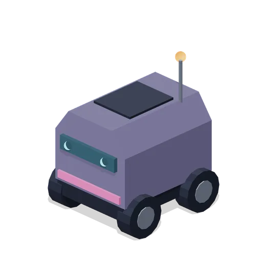 Neon Dispatch: Autonomous delivery pod