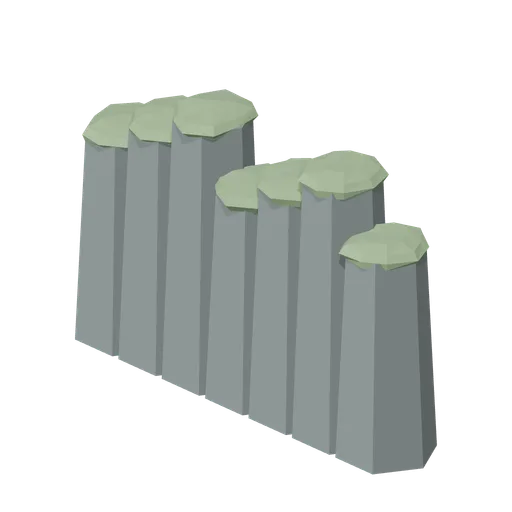 Columnar Basalt Cliff (Primeval Frontier: Dinosaur Worlds)