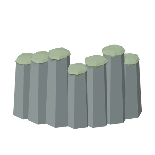 Columnar Cliff Bend (Primeval Frontier: Dinosaur Worlds)
