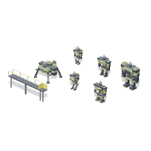 Frame and Gantry Connector Cases (Mech Hangar and Battle Frames)
