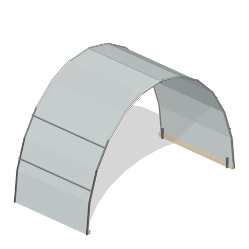 Polytunnel hoop bay (Garden Centre and Florist)
