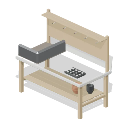 Potting bench (Garden Centre and Florist)