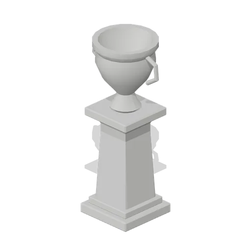 Garden ornament plinth (Garden Centre and Florist)