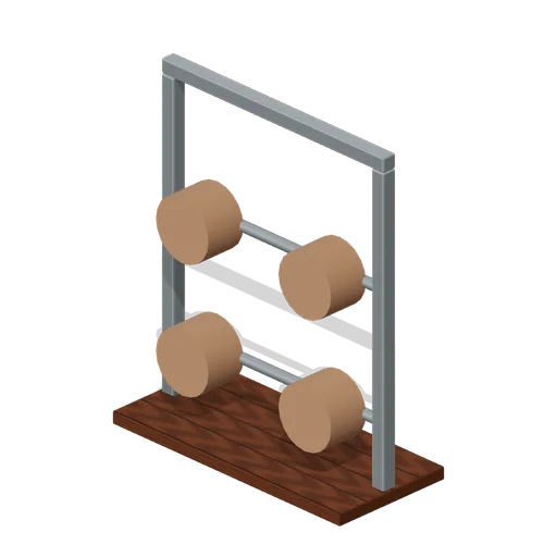 Wire Spool Rack (Salvage and Repair Workshop)