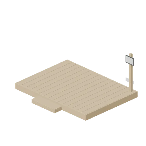 Garden furniture display deck (Garden Centre and Florist)