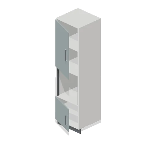 Kitchen single oven housing 600 (Fitted Kitchen and Bathroom Builder)