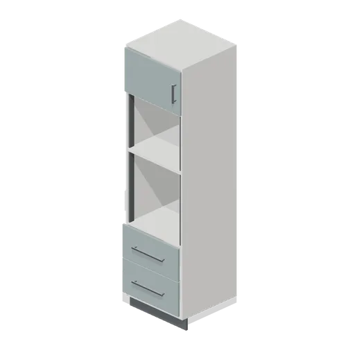 Kitchen double oven housing 600 (Fitted Kitchen and Bathroom Builder)