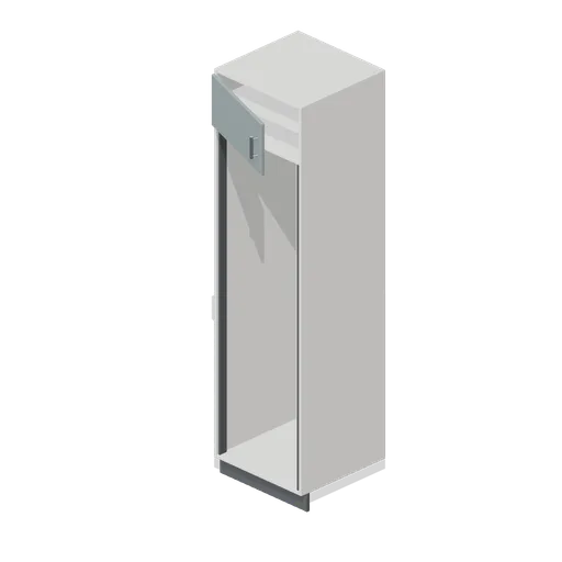 Kitchen integrated fridge housing 600 (Fitted Kitchen and Bathroom Builder)