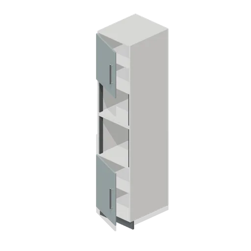 Kitchen microwave and oven housing 500 (Fitted Kitchen and Bathroom Builder)