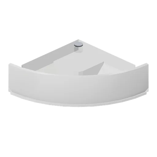 Cloakroom corner basin 480 (Fitted Kitchen and Bathroom Builder)