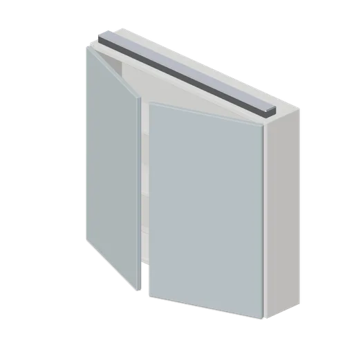 Bathroom mirror cabinet 800 (Fitted Kitchen and Bathroom Builder)