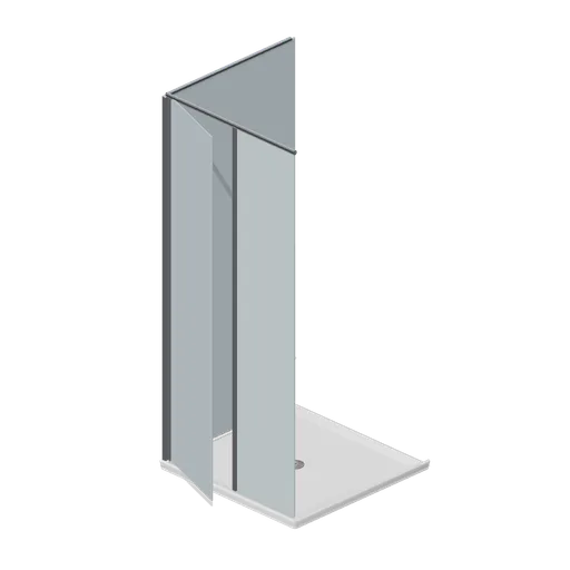 Square shower enclosure 900 (Fitted Kitchen and Bathroom Builder)