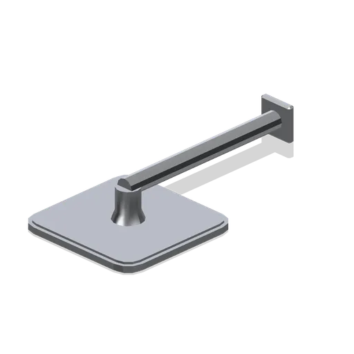 Rainfall shower head and arm (Fitted Kitchen and Bathroom Builder)