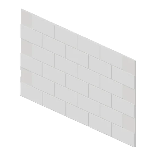 Metro tile wall panel 1 m (Fitted Kitchen and Bathroom Builder)
