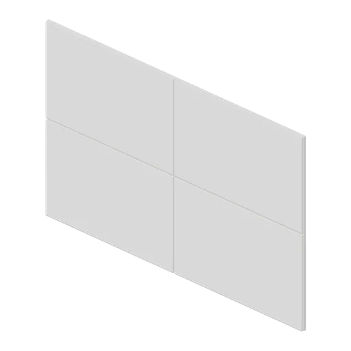 Large format tile wall panel 1 m (Fitted Kitchen and Bathroom Builder)