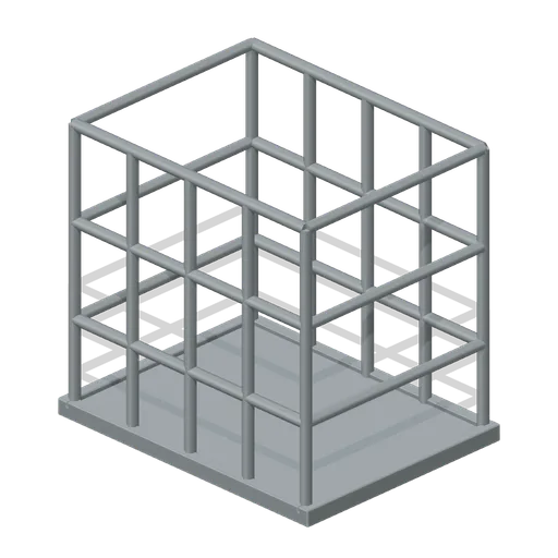 Wire Basket Bin (Salvage and Repair Workshop)